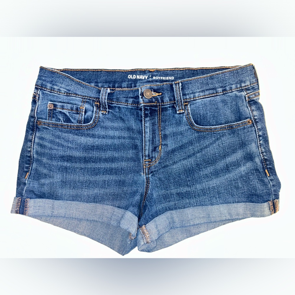 Dark denim old navy shorts size 8